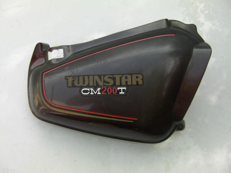 Honda cm200t twinstar brown/red right side cover - cm200 cm 200 t