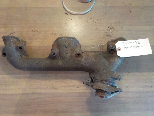 1965-67 pontiac gto lemans correct # exhaust manifold 9779032 broken studs