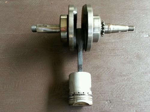 Crankshaft w/piston-1969 honda mini trail model#z50a