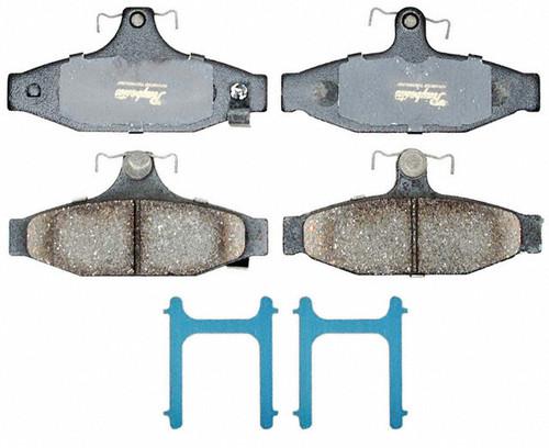 Raybestos atd413c brake pad or shoe, rear-advanced technology brake pad