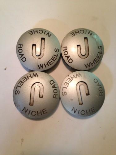 Niche road wheels center caps set of 4 aluminum rims tires nic2067