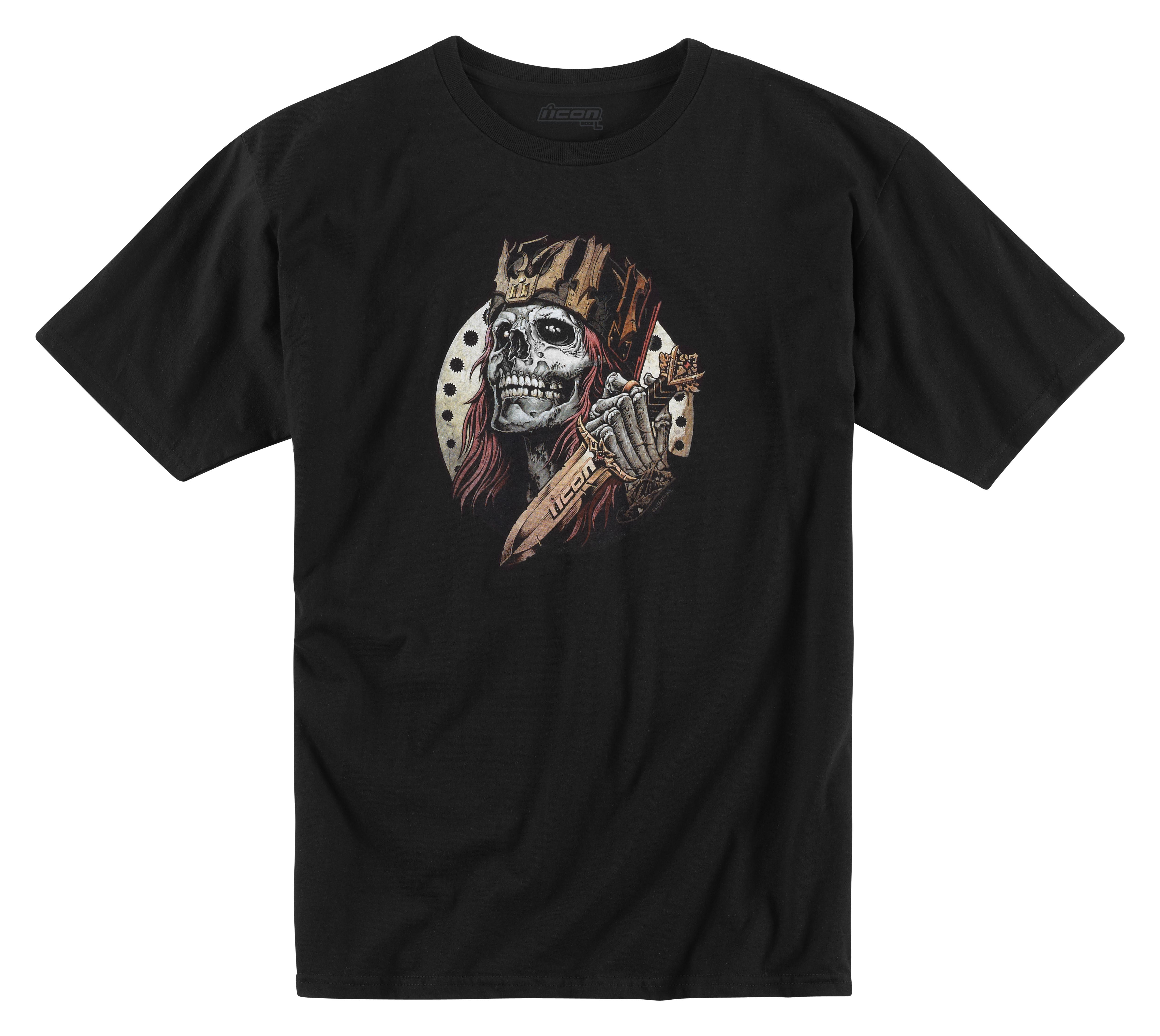 Icon cryptic king mens short sleeve t-shirt black