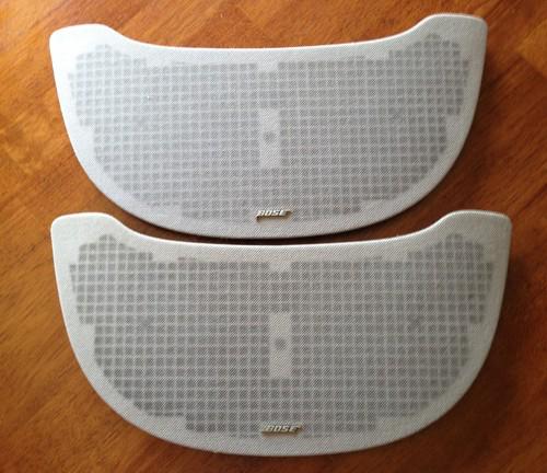 Mercedes w210 rear shelf speaker grill "bose" pair