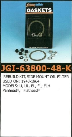 James oil filter rebuild kit, 1948-1964 bt   - close out