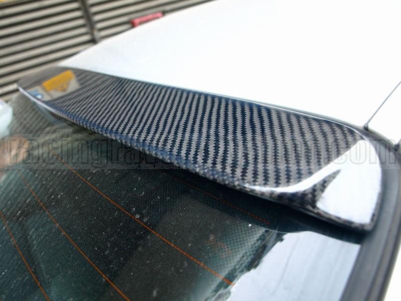 Carbon fiber bmw 3-series e46 coupe 2dr roof wing rear spoiler 318ci 320ci 323ci