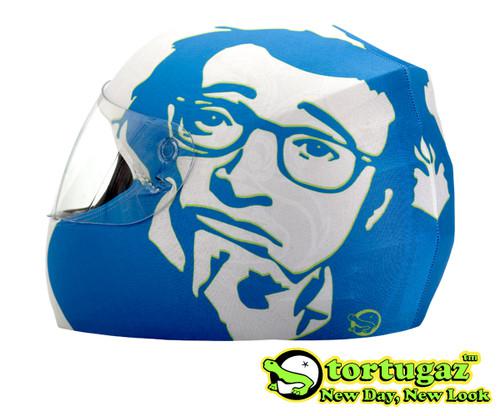 Woody allen design by tortugaz motorcycle full face fashion helmet cover