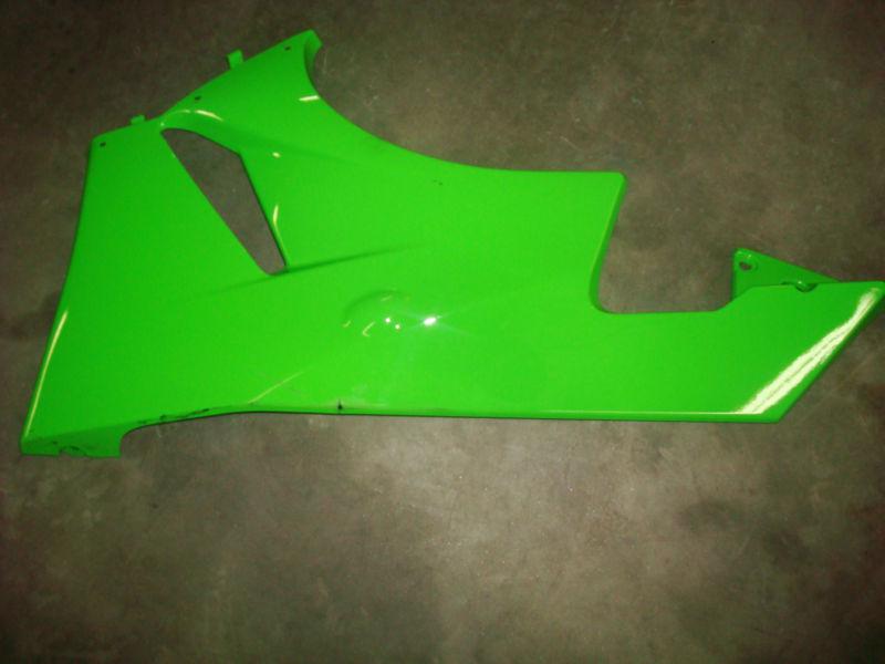 2011 zx-6 zx6r left side lower fairing 