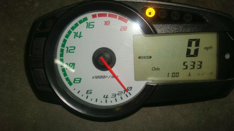 09 kawasaki zx-6 zx6 speedo speedometer