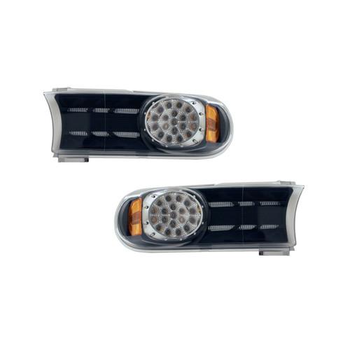 Apc diamond cut parking lights for 2007-2008 fj cruiser clear 403465pbd