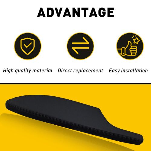 For 2008-2012 honda accord coupe left side door panel armrest ( black leather )