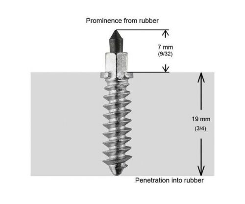 Igrip ss-28r series shoulder screw studs 28mm 200-pack