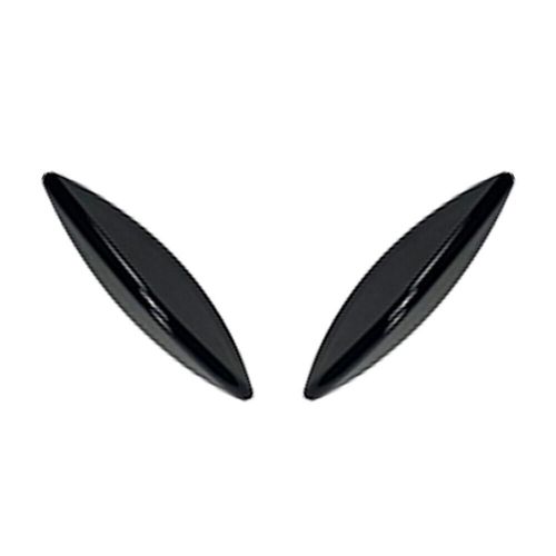 Front bumper lip spoiler fins canards fit mercedes benz c-class w205 2015-2018