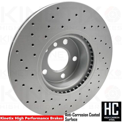 For bmw x3 x4 30d 35d m sport drilled front brake discs textar pads &amp; sensor