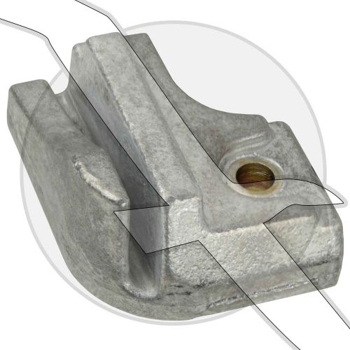 Volvo penta 3861636 salt water anode for xdp sterndrive outdrive