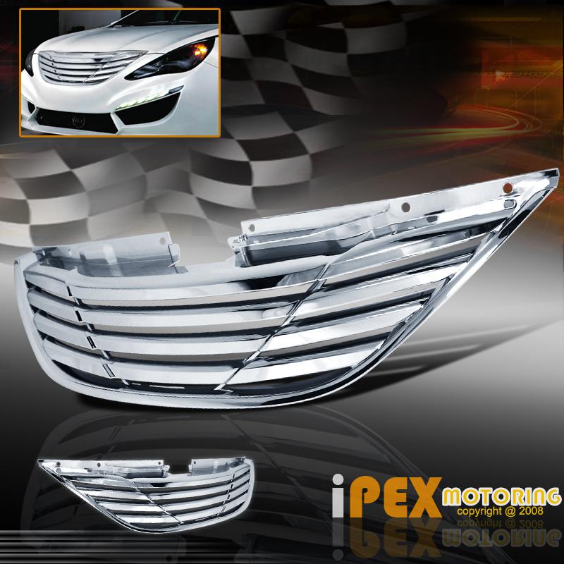 Free shipping for 2010-2011 **vip style** chromed front hood grille grill