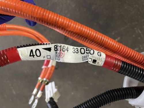 Toyota camry hybrid 2008 battery cable front to rear factory