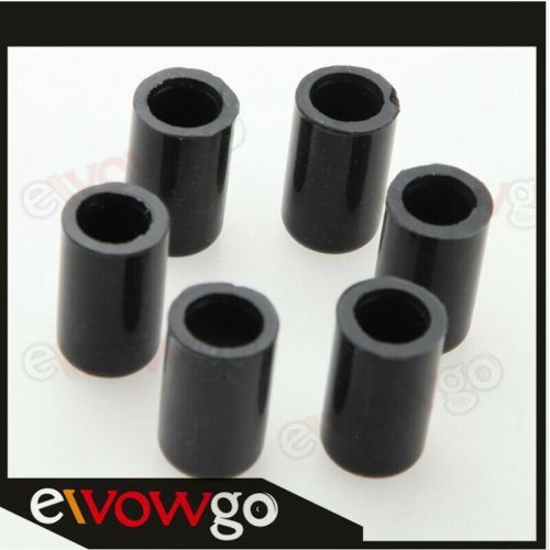 6pcs 8mm 5/16&#034; intake vacuum hose end bung plug silicone blanking cap black