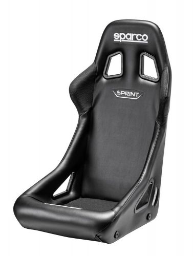 Sparco compatible with/replacement for seat sprint 2019 black vinyl 008235nrsky