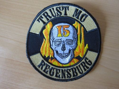 Mc patch trust mc regensburg rocker hat patch motorcycle club-