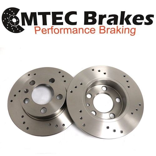 Golf mk4 1.8 turbo drilled front &amp; rear brake discs plus pads 97-05 288mm 232mm