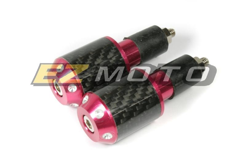 Red 7/8" cnc handle bar end yzf r1 r6 600 1000 fazer xjr 1200 1300 400