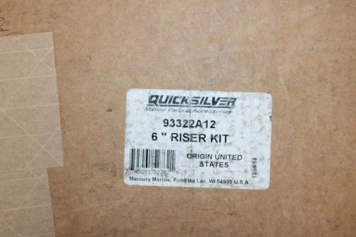 Mercury quicksilver riser kit 6&#034; part number 93322a12