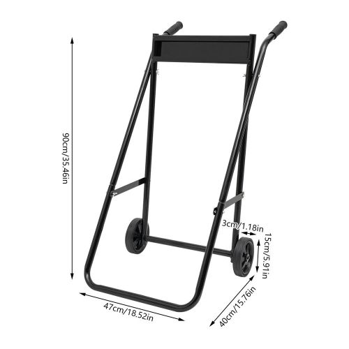 Outboard motor engine trolley stand heavy duty engine carrier transport dolly