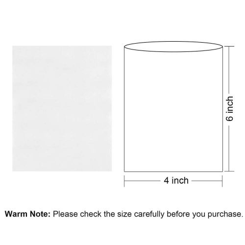 Shrink wrap bags,200 pcs 4x6 inches clear pvc heat for 200