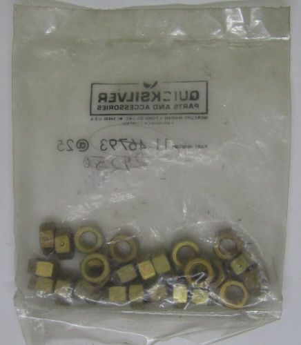 New quicksilver mercury marine boat oem nut pack of 25 part no. 11-46793