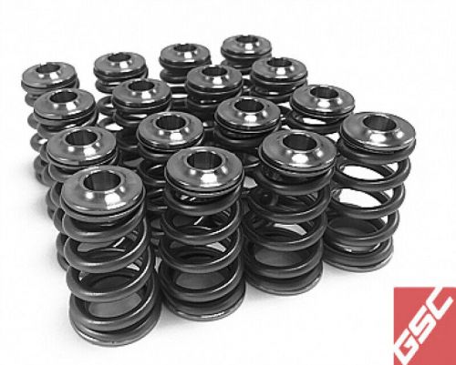 Gsc p-d conical valve springs and ti retainers kit fits subaru ej20 ej25