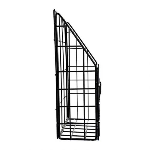 Wire post basket - one of the wall mounted hanging folder / documents or7843-