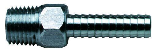 Moeller marine 033442-10 - 1/4? npt x 3/8? barb aluminum hose fitting