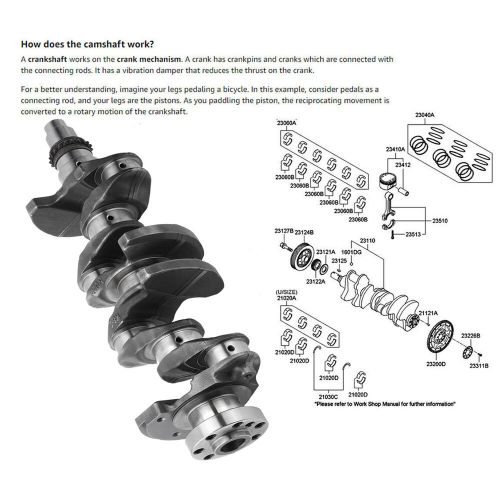 G4nc engine rebuild overhaul kit for hyundai tucson kia soul 2012-19 forte 2.0l