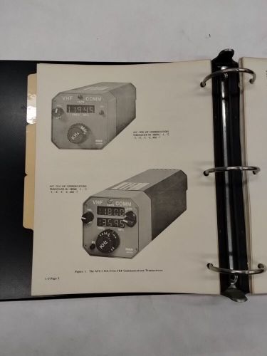 Rca avc-110a/111a vhf communications transceivers instruction manual-original