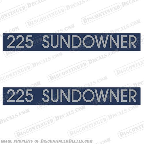 Fits four winns 225 sundowner boat decals (set of 2)