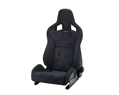 Recaro sportster cs driver seat - black vinyl/suede grey