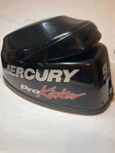 2014-15 mercury 9.9hp pro kicker outboard motor cowl cover -used, blemished