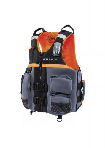 Jet pilot l.r.e helmsman neoprene cga life vest -size s/m  jp22101blkorgsm