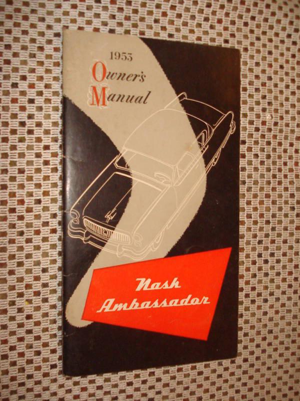 1953 nash american motors owners manual amc original