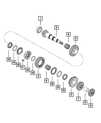 Genuine mopar sleeve 68146131aa