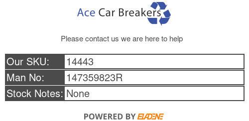 Nissan qashqai j11 17-21 facelift egr cooler 147359823r