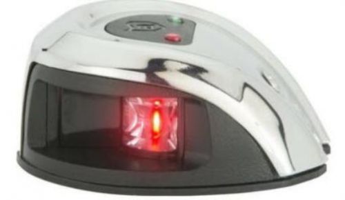 Attwood nv1011ss-1 red led oval sidelight stainless steel 1nm port side