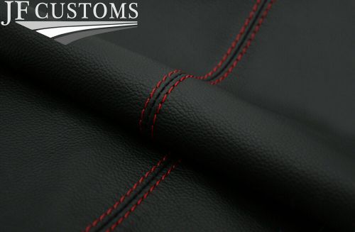 Dark red stitch 2x a pillar leather covers for mercedes w202 c class 93-00