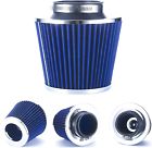 Universal air intake filter kit, 76mm 3&#034; car cold air intake filter aluminium in