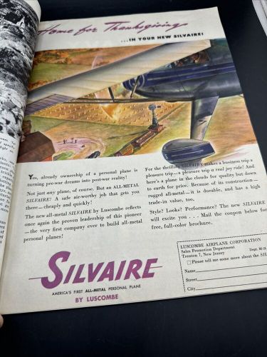 1945 december flying magazine administrator of civil aeronautics sale vintage