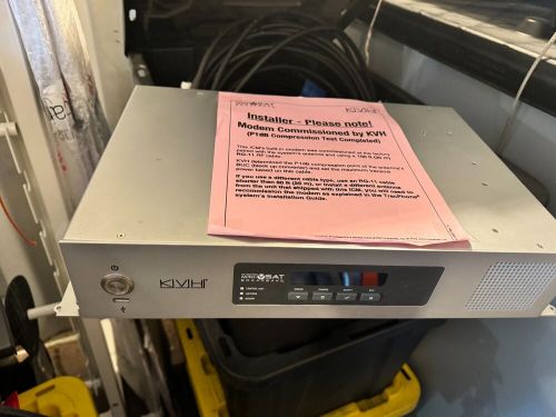 Kvh industries mini v-sat broadband tracphone v3-hts integrated commbox modem...