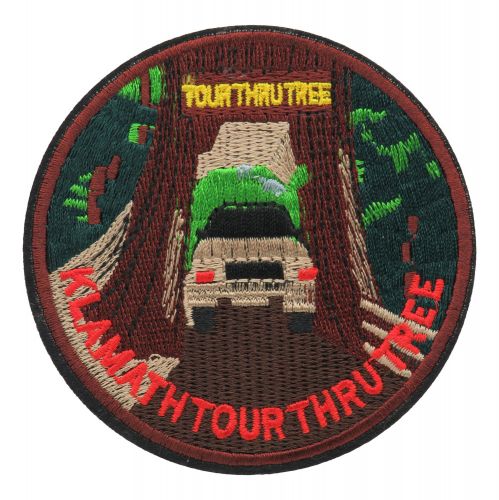 Tour thru tree patch patch ironing patch outdoor hiking nature camping-