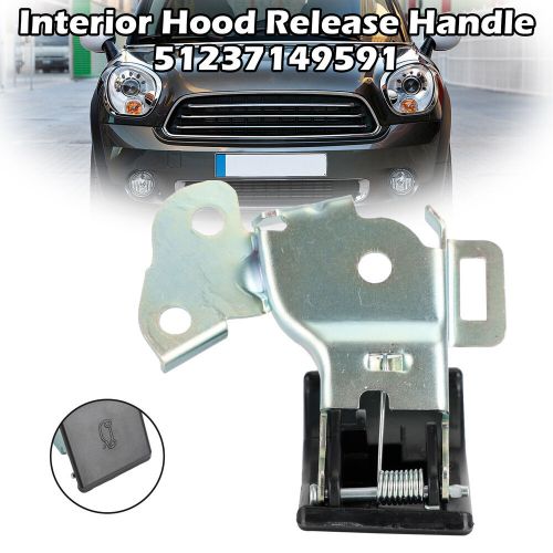 Hood release handle lever 51237149591 for bmw mini cooper countryman paceman t7