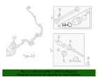 Genuine ford boot kit clamp ml3z-3b478-a