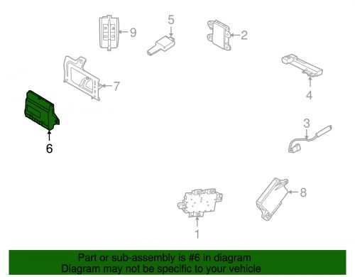 Genuine ford module de9z-19g481-k